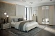 Спальня Борсолино 1, тип кровати Мягкие, цвет Кашемир серый - фото 2